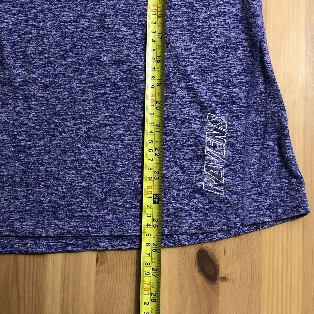 Nike Baltimore Ravens NFL Dri-Fit 1/4 Zip Pullover Sweatshirt Womens Sz L Purple